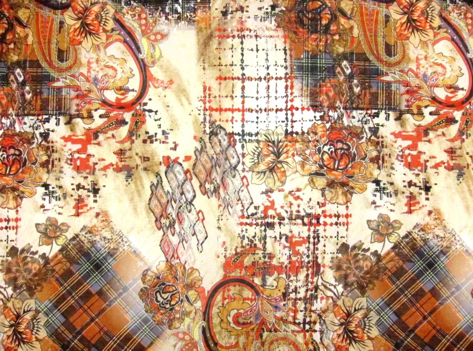Printed Silk Chiffon0
