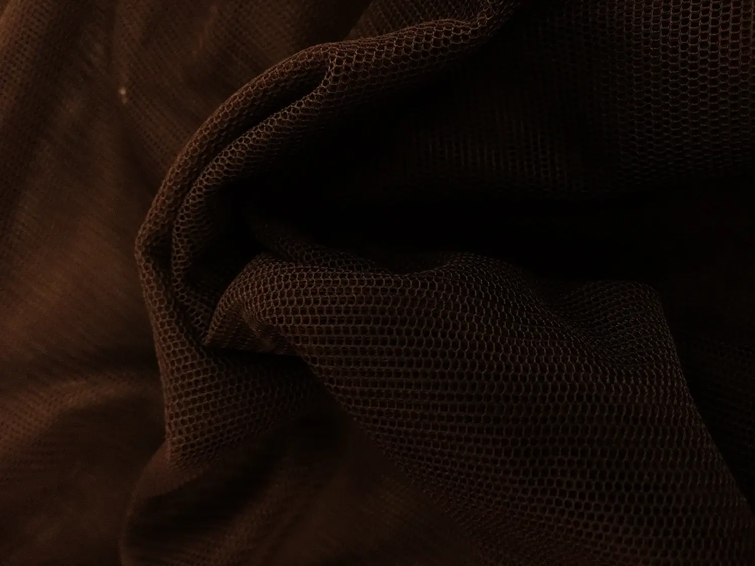 Nylon Bobbinet in Moro0