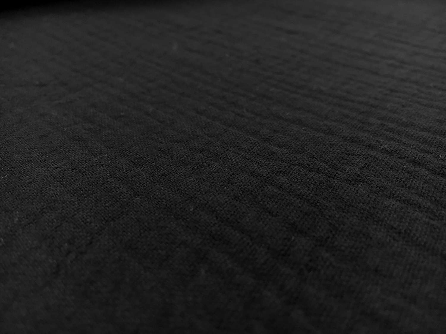 Ultrasoft Cotton Crinkle Doubleface Gauze in Black