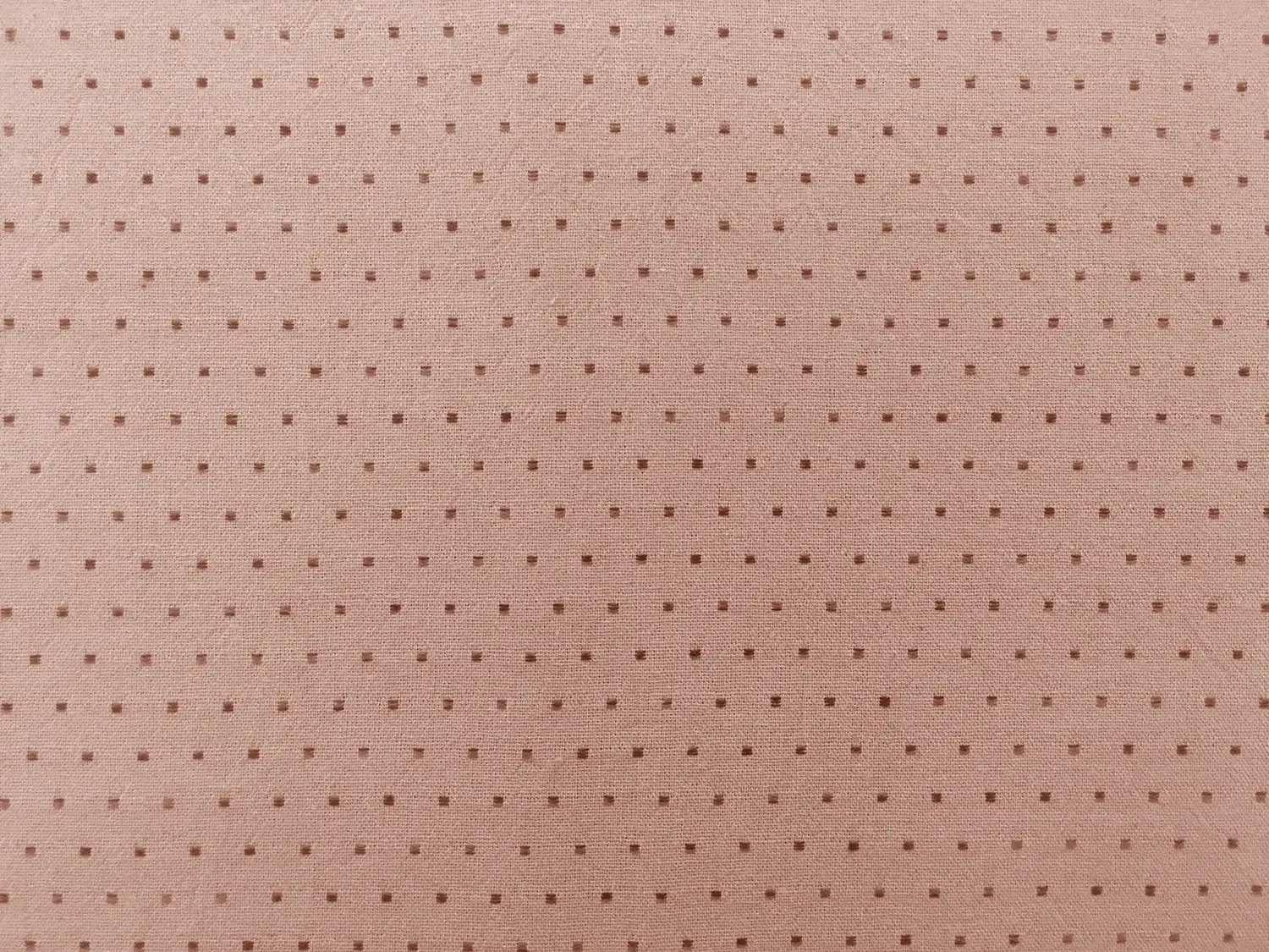 Japanese Cotton Woven Dots Novelty in Salmon Pink0