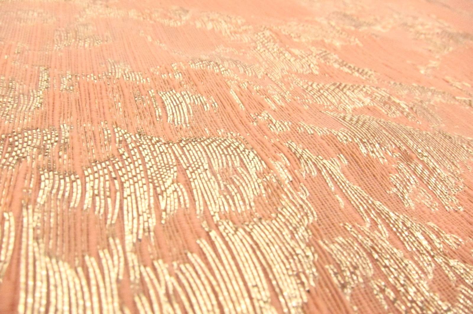 Metallic Silk and Cotton Blend Damask2