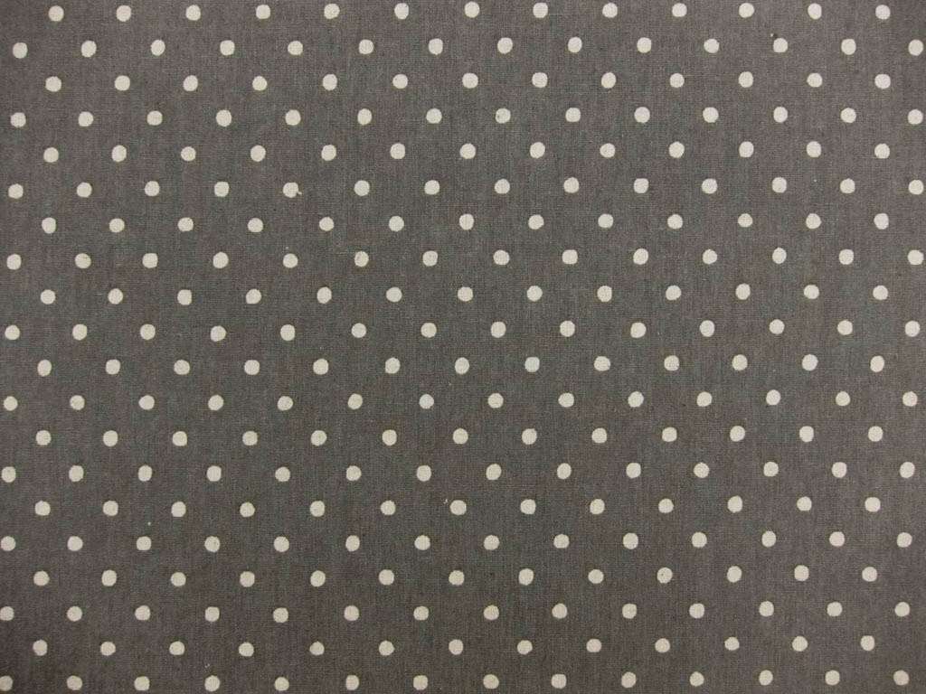 Japanese Cotton Linen Polka Dot Print0