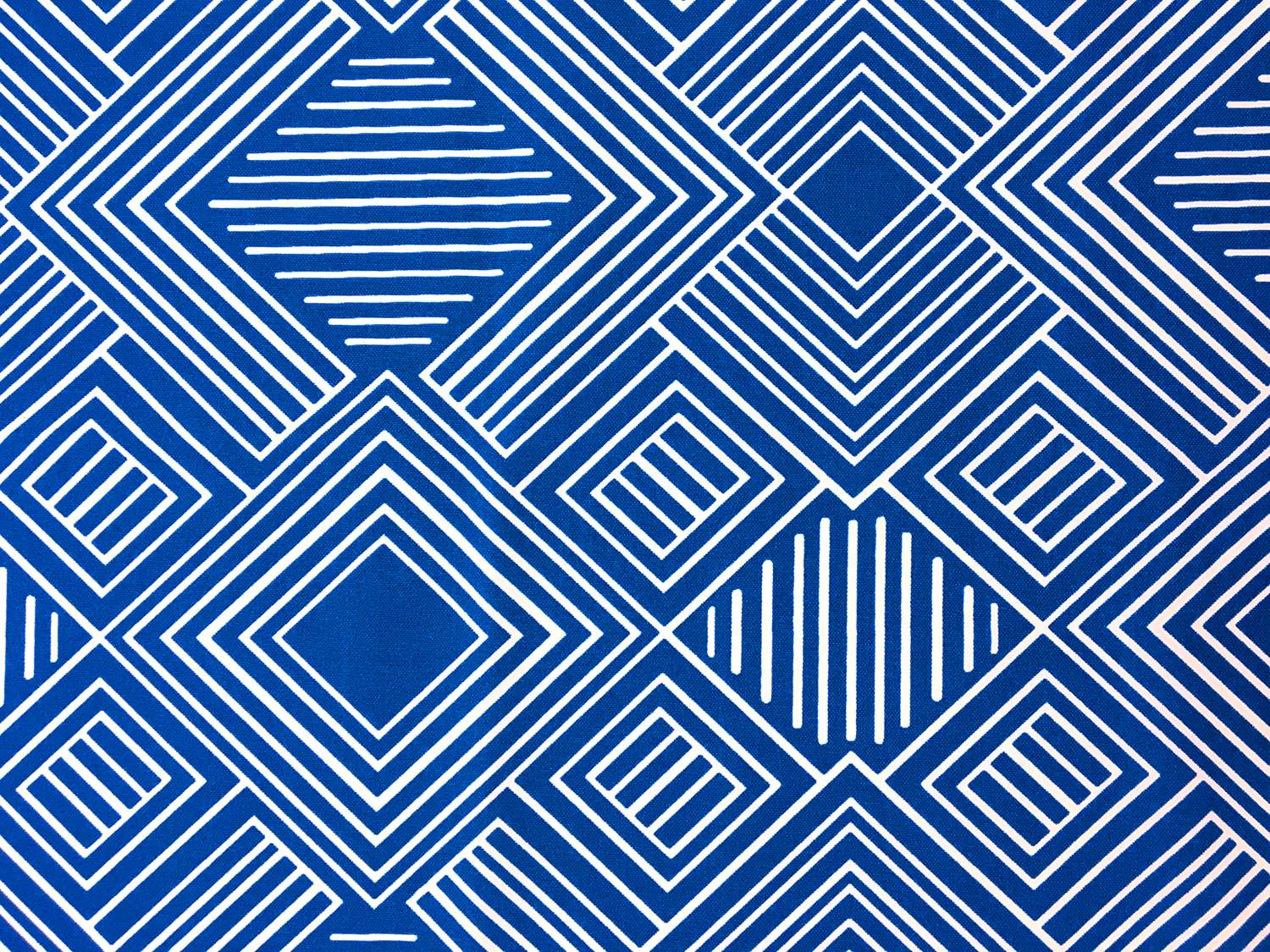 Outdoor Spun Polyester Canvas with Geometric Print 0