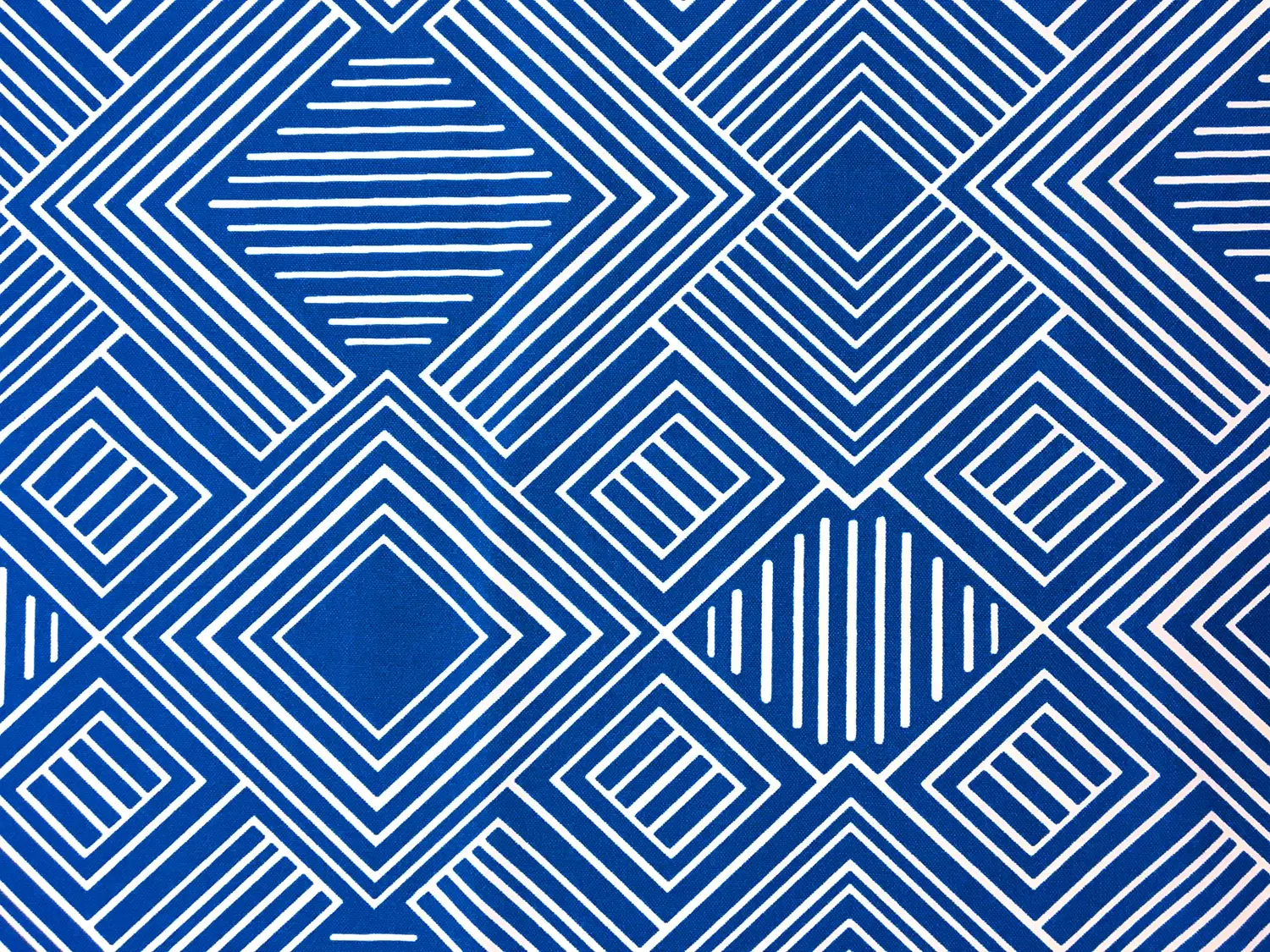 Outdoor Spun Polyester Canvas with Geometric Print 0