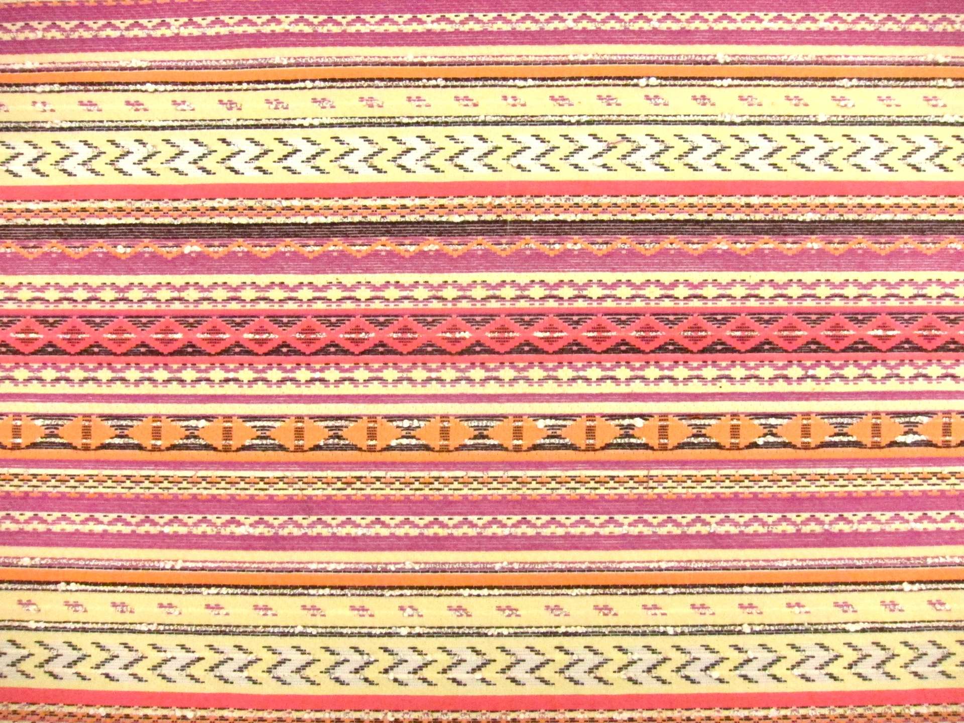 Poly Cotton Blend Ikat Brocade
