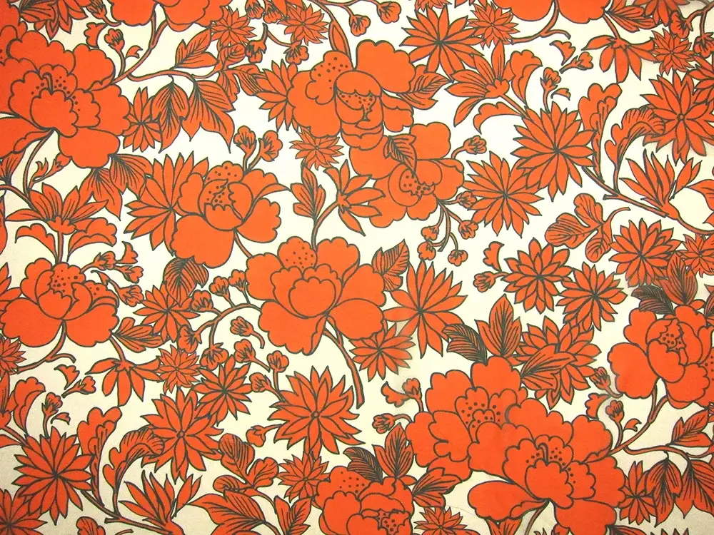 Printed Silk Chiffon0