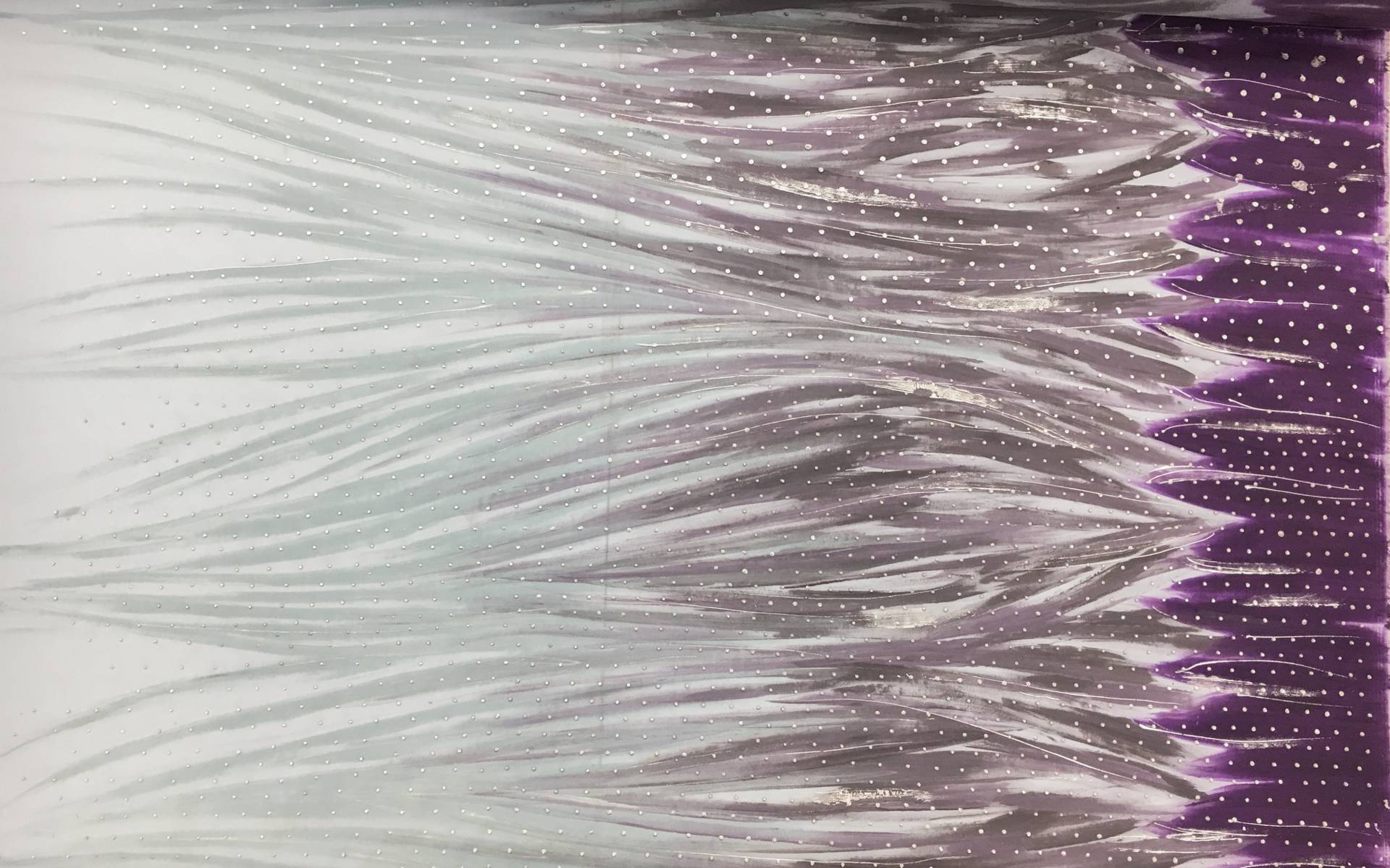 George Chakra Hand Painted Silk Gazar0