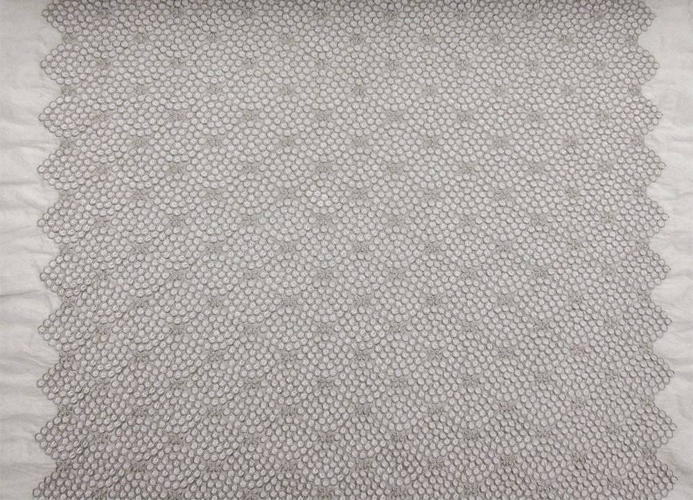 Metallic Embroidered Silk Shantung1