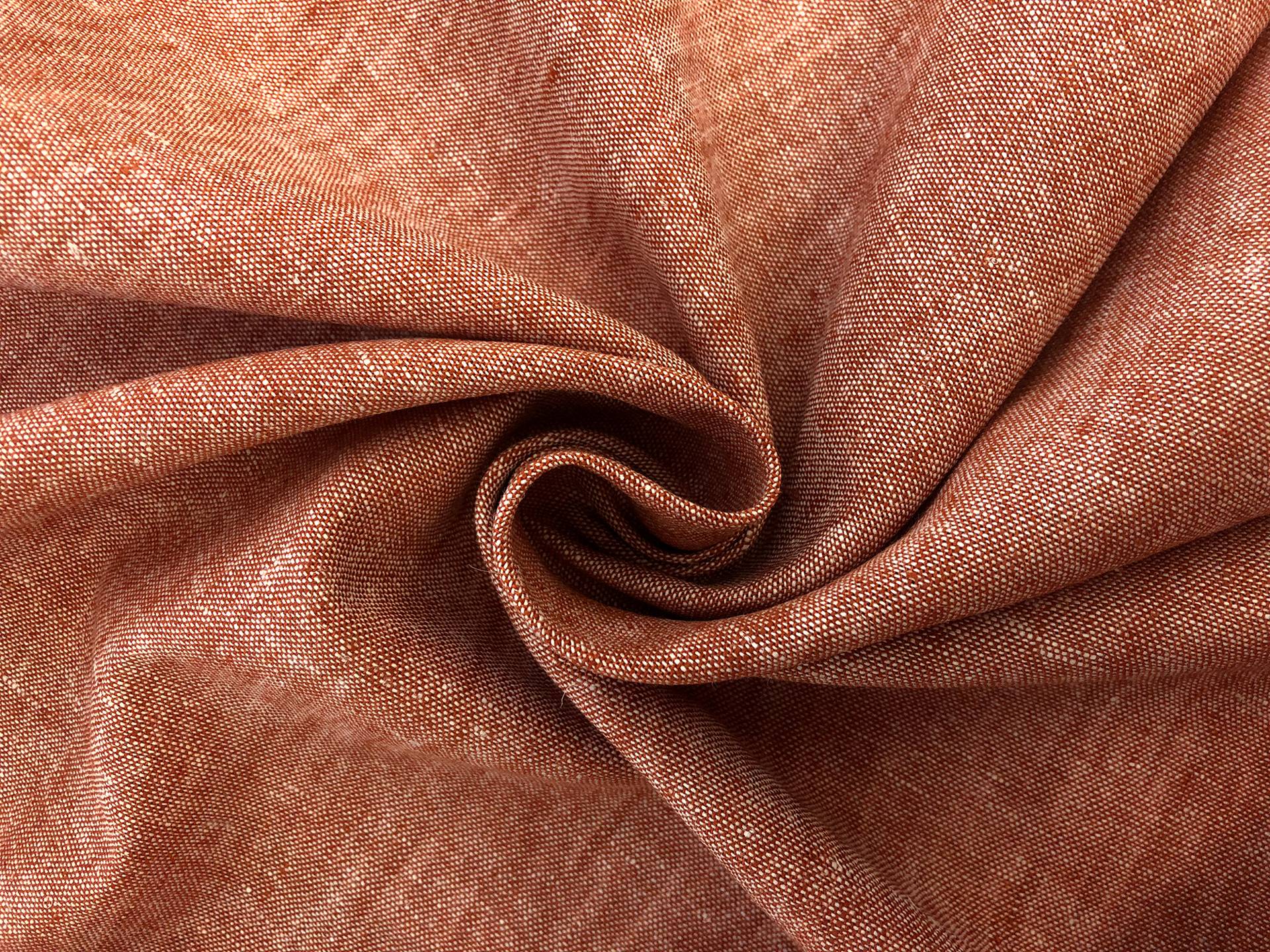 Washed Lightweight Linen Rayon Blend in Redrock1