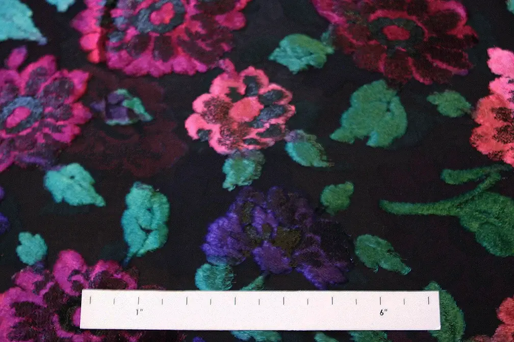 Silk Lurex Panné Burnout Velvet2