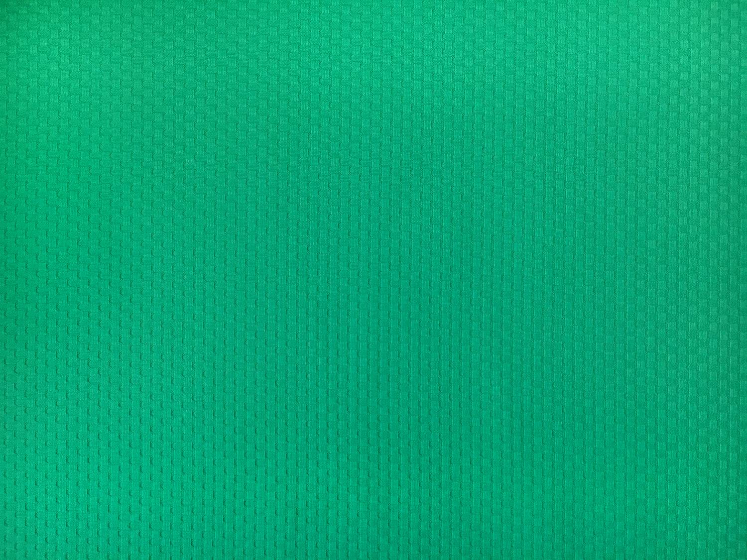 Cotton Stretch Pique in Jade Green2