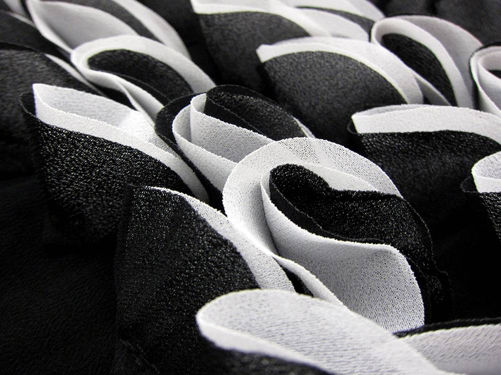 Novelty Samba Polyester Georgette Ruffles1