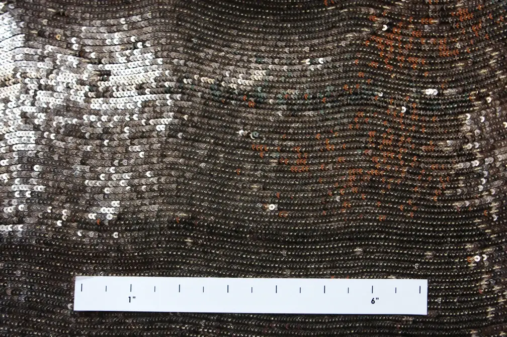 Sequins on Silk Chiffon1
