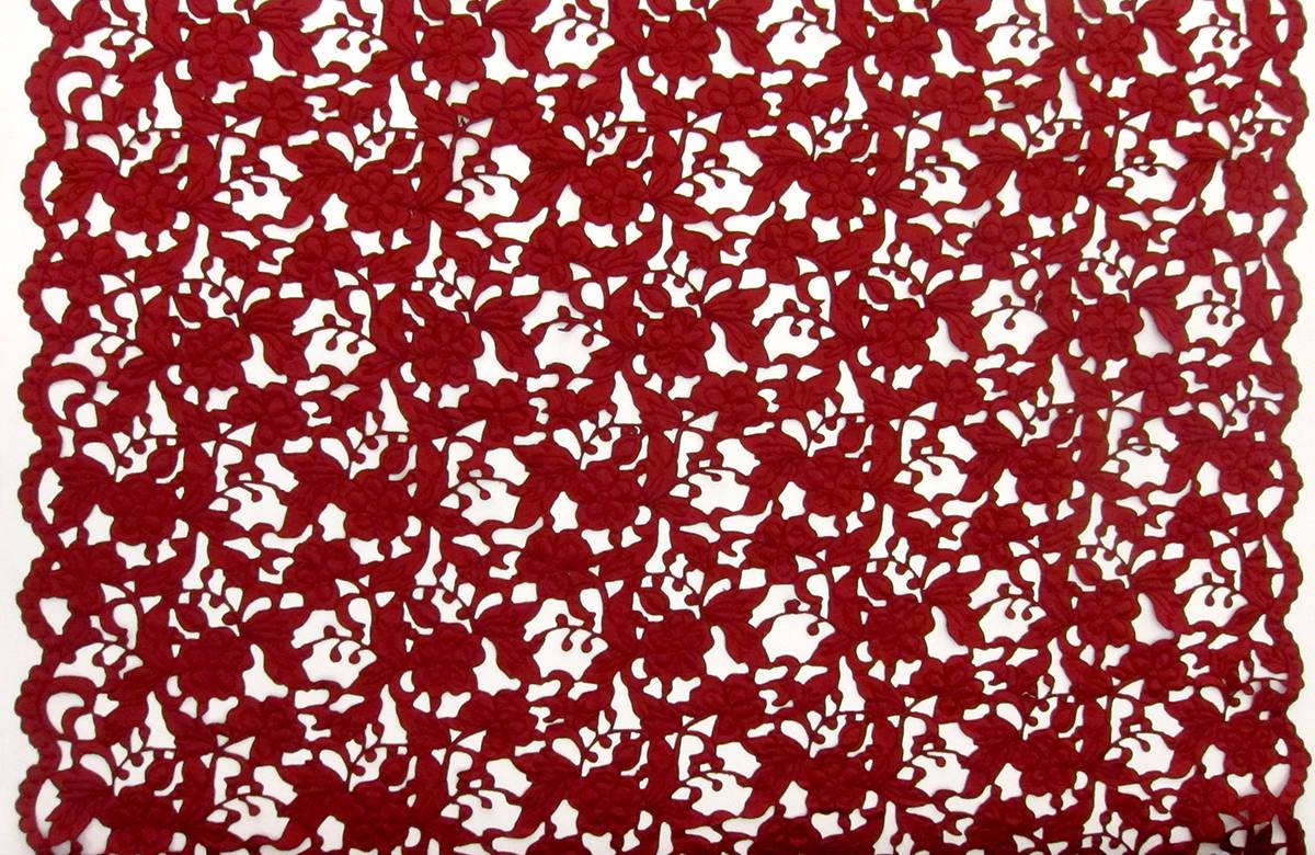 Laser Cut Corded Satin0