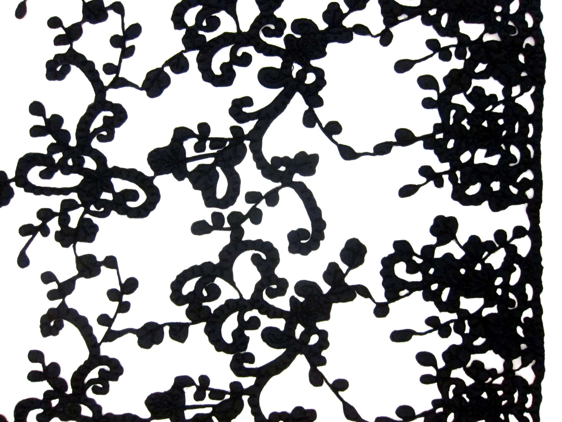 Corded Satin Appliqué on Illusion0