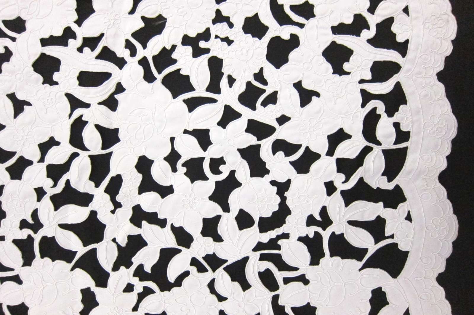 Laser Cut Corded Satin 0