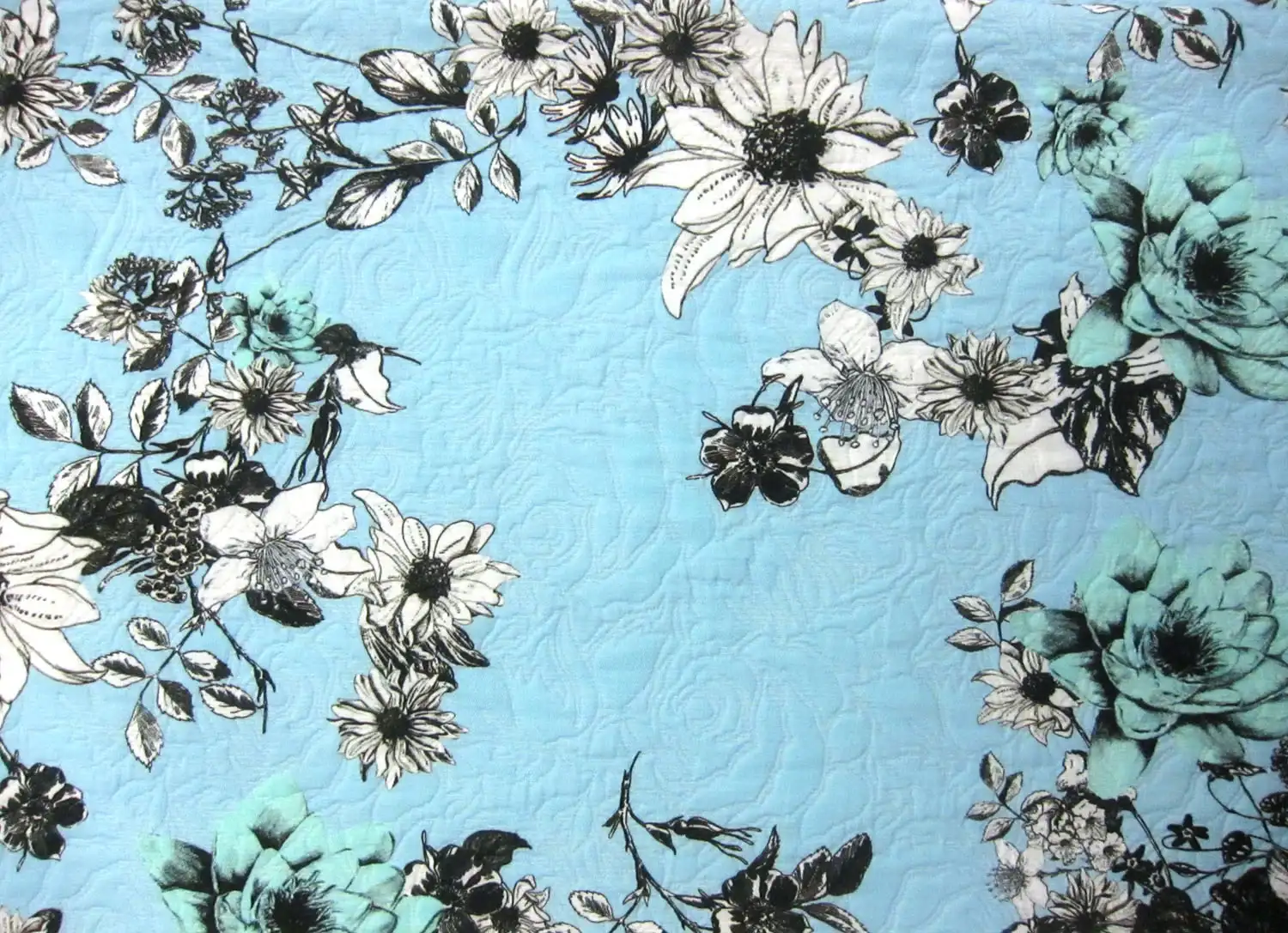 Cotton Blend Matelasse Print 0