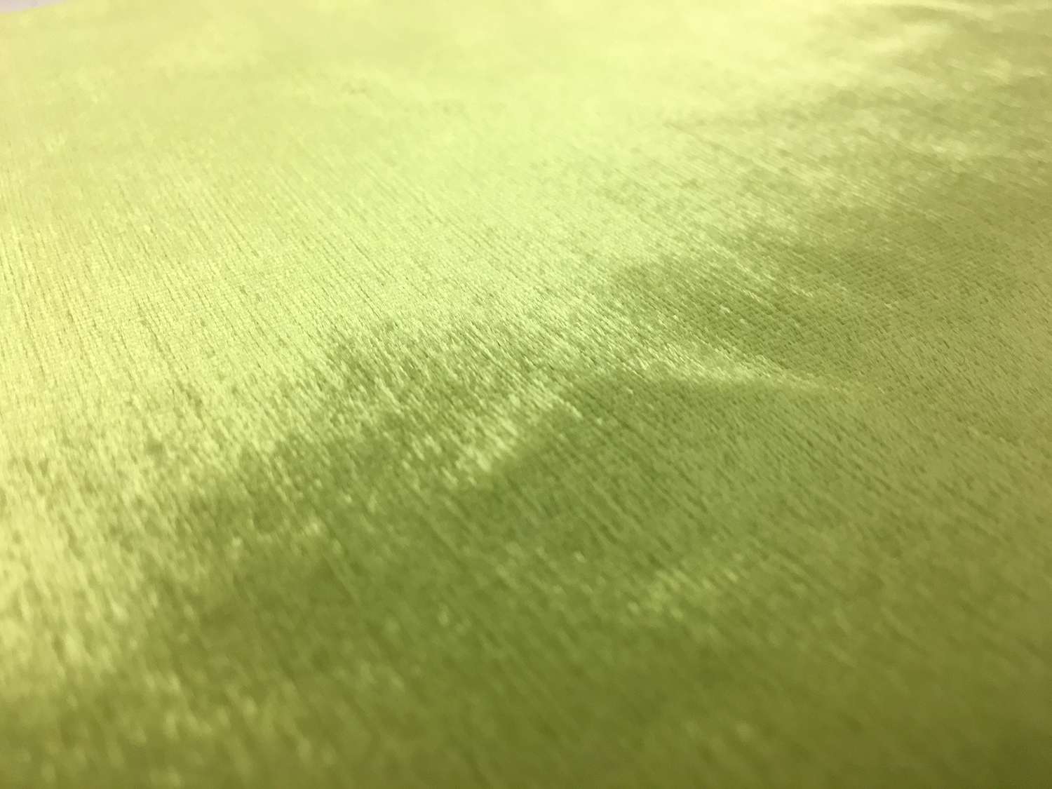 Italian Silk Rayon Panne Velvet in Apple Green0