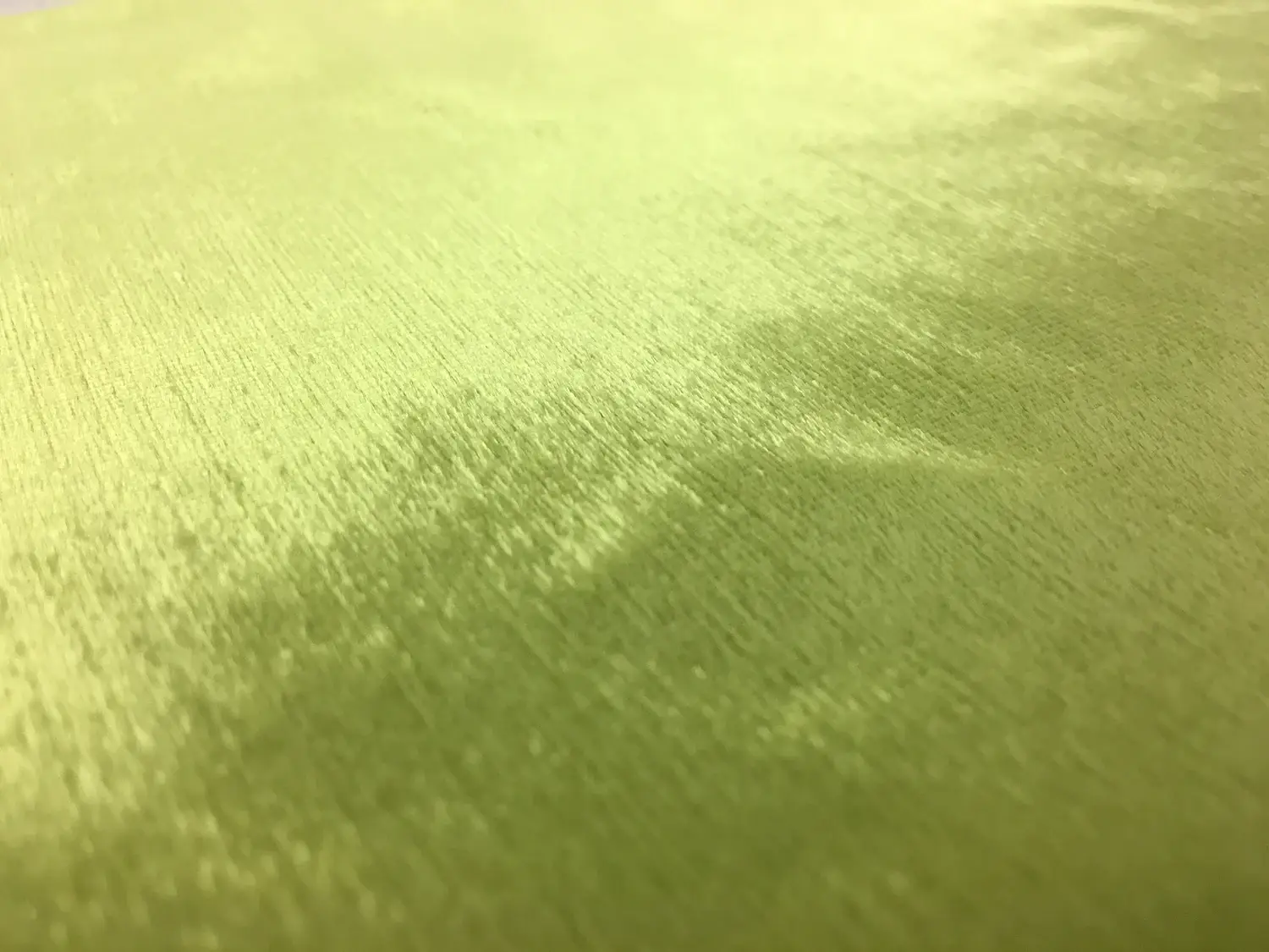Italian Silk Rayon Panne Velvet in Apple Green0
