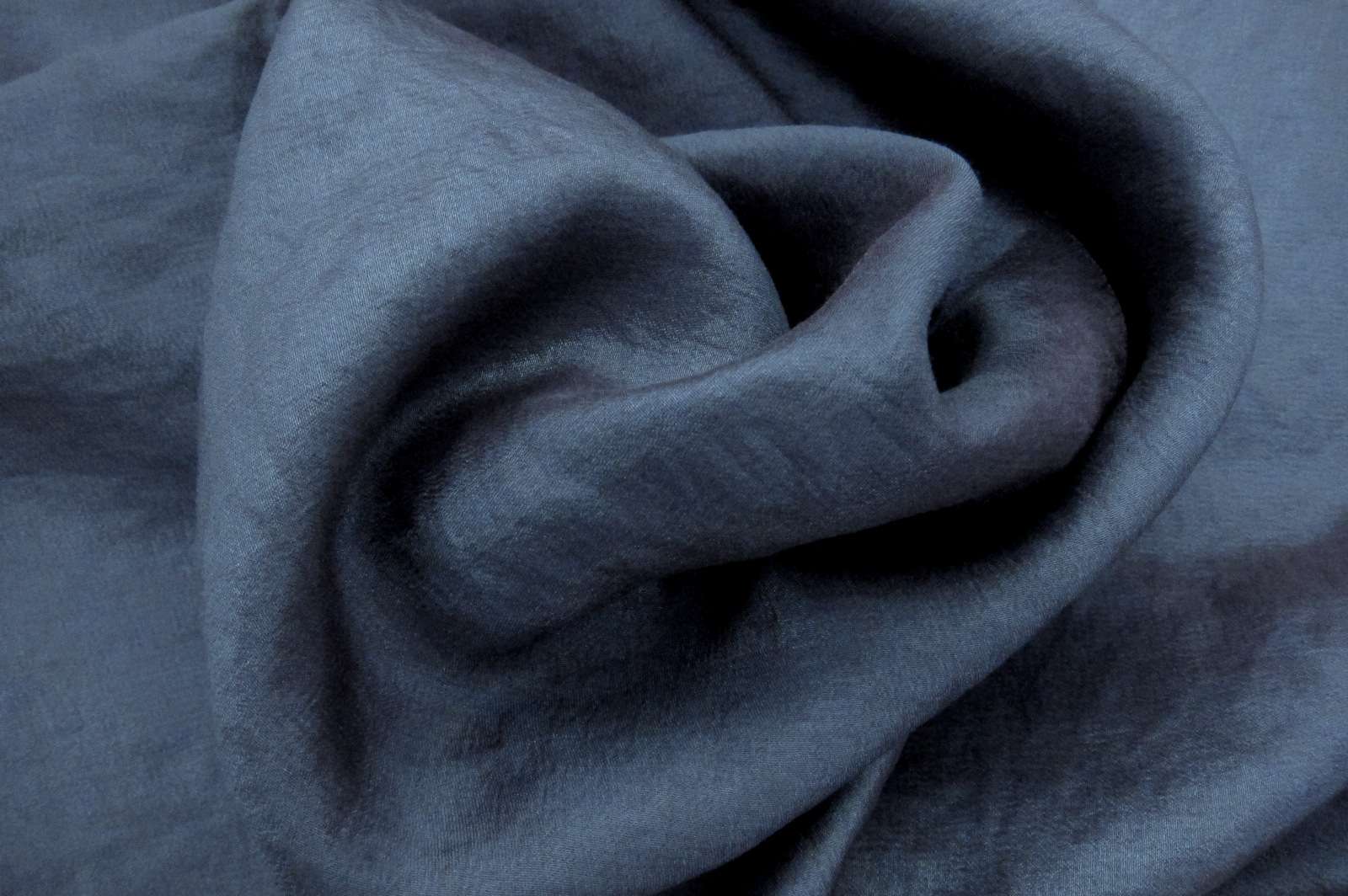 Washed Lamé in Steel Blue0