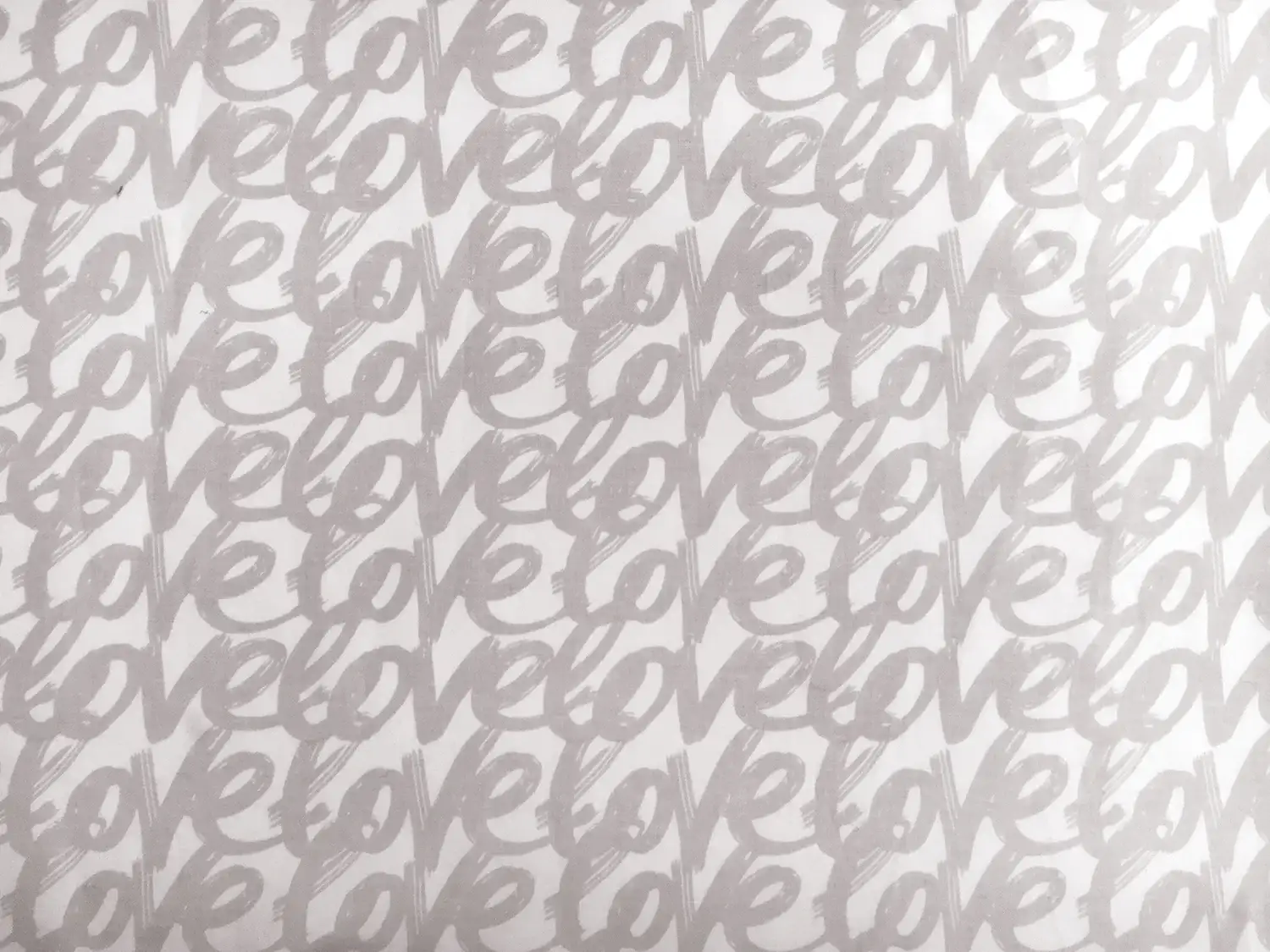 Cotton Broadcloth Love Print0