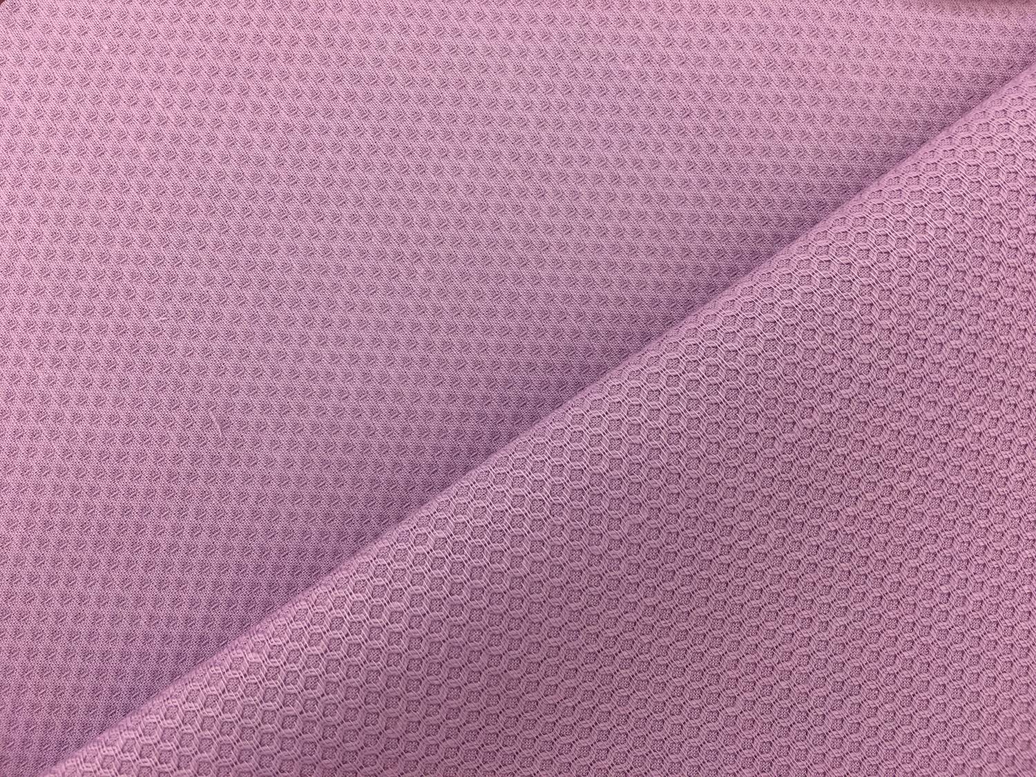 Italian Cotton Lycra Pique in Lavender1