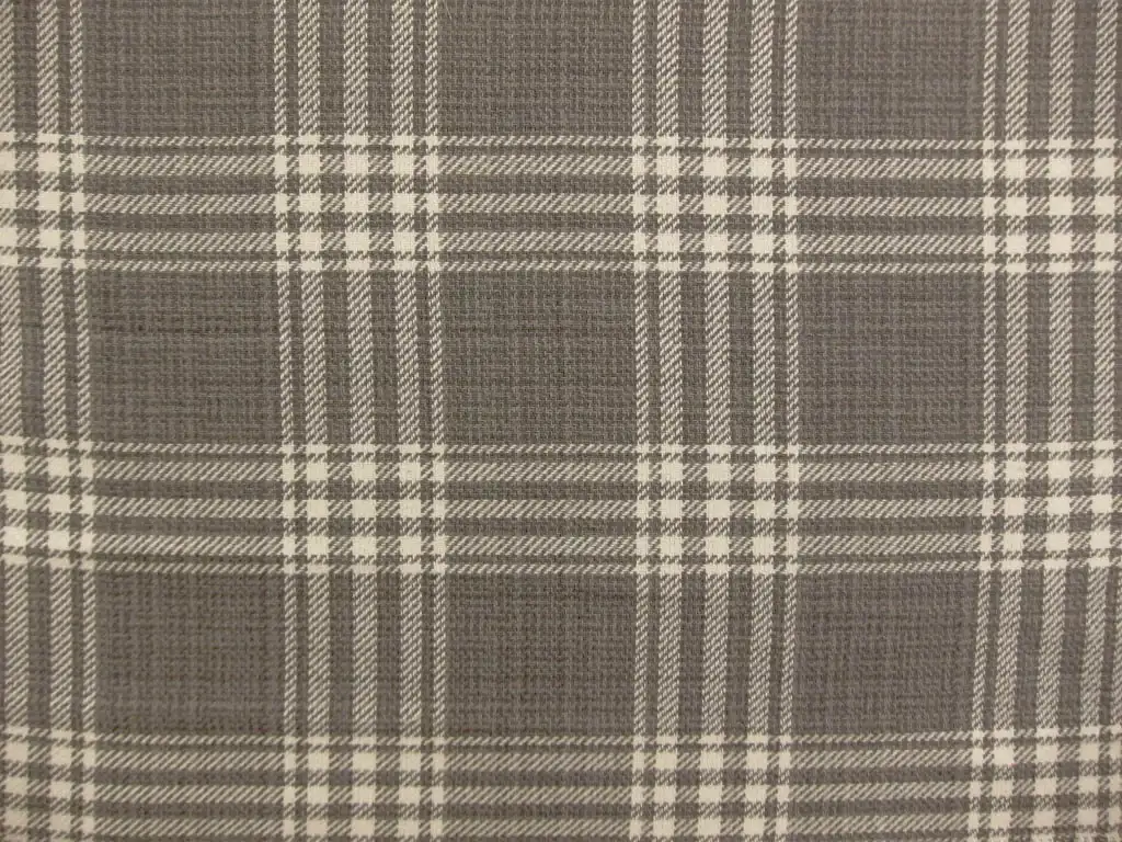 Cotton Upholstery Plaid0