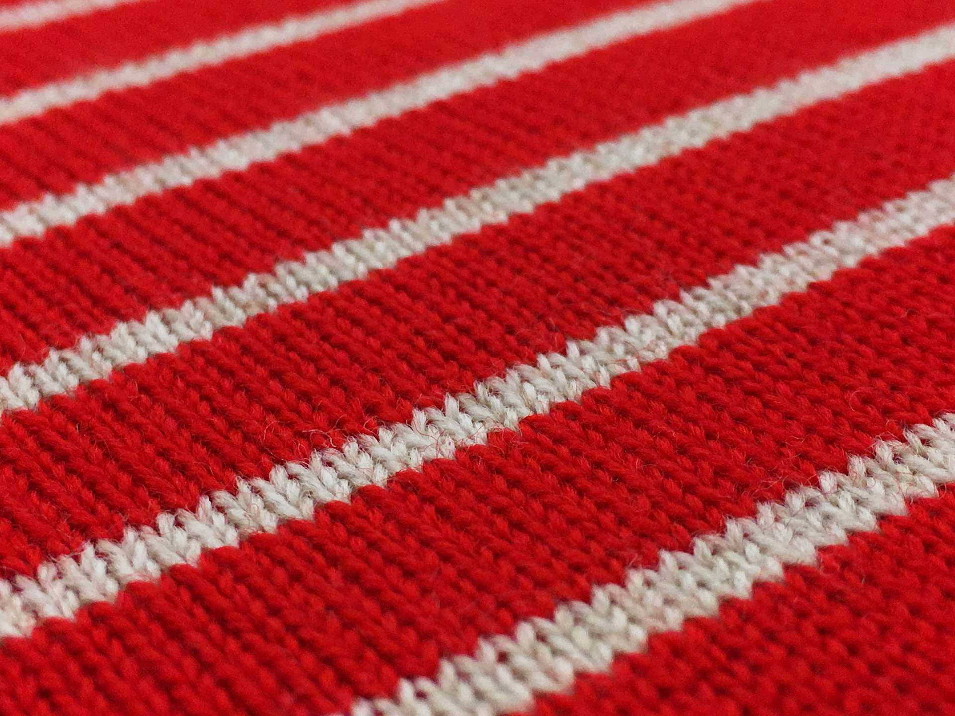 Virgin Wool Knit Stripe