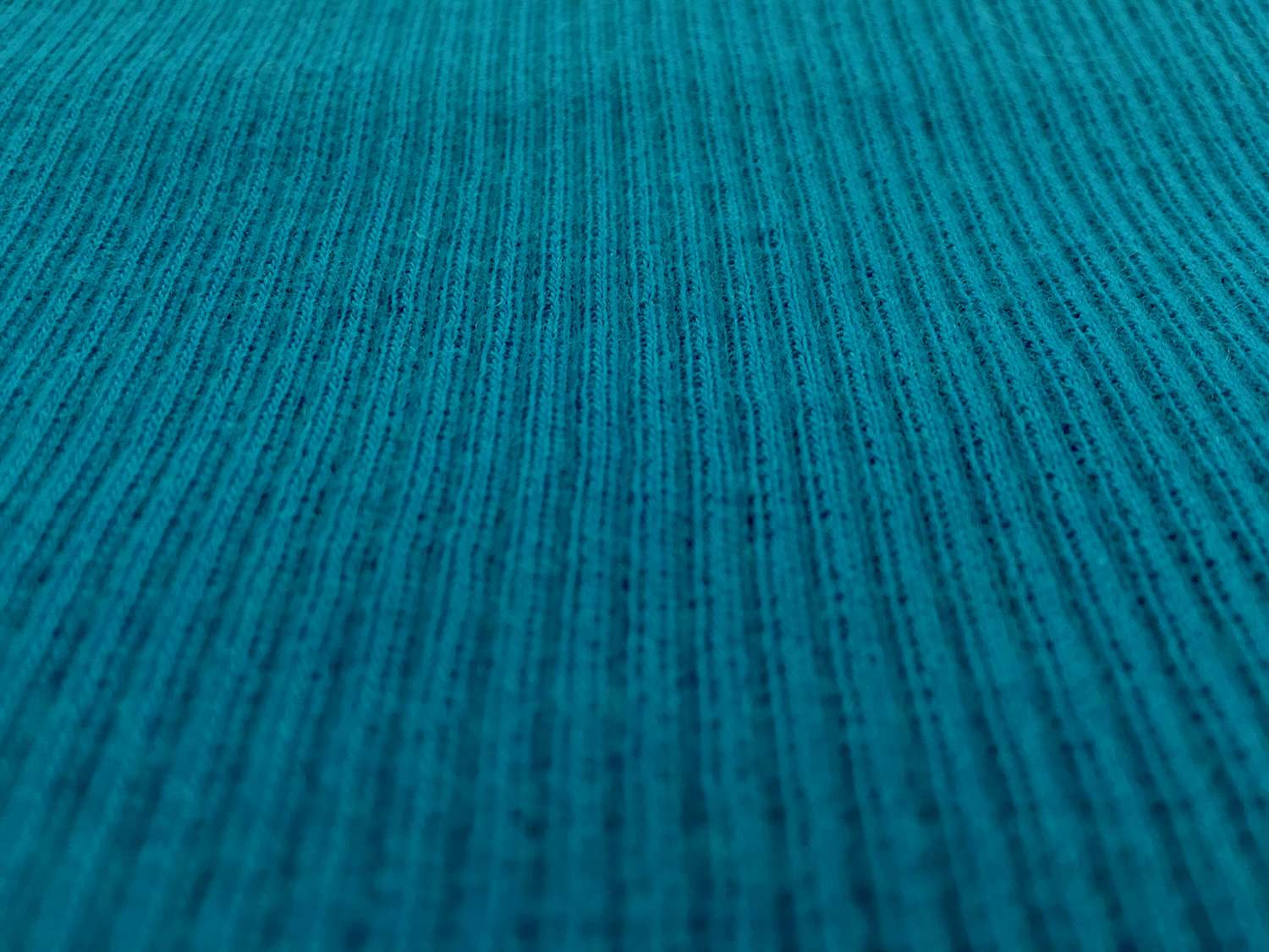 Virgin Wool Rib Knit inTurquoise0