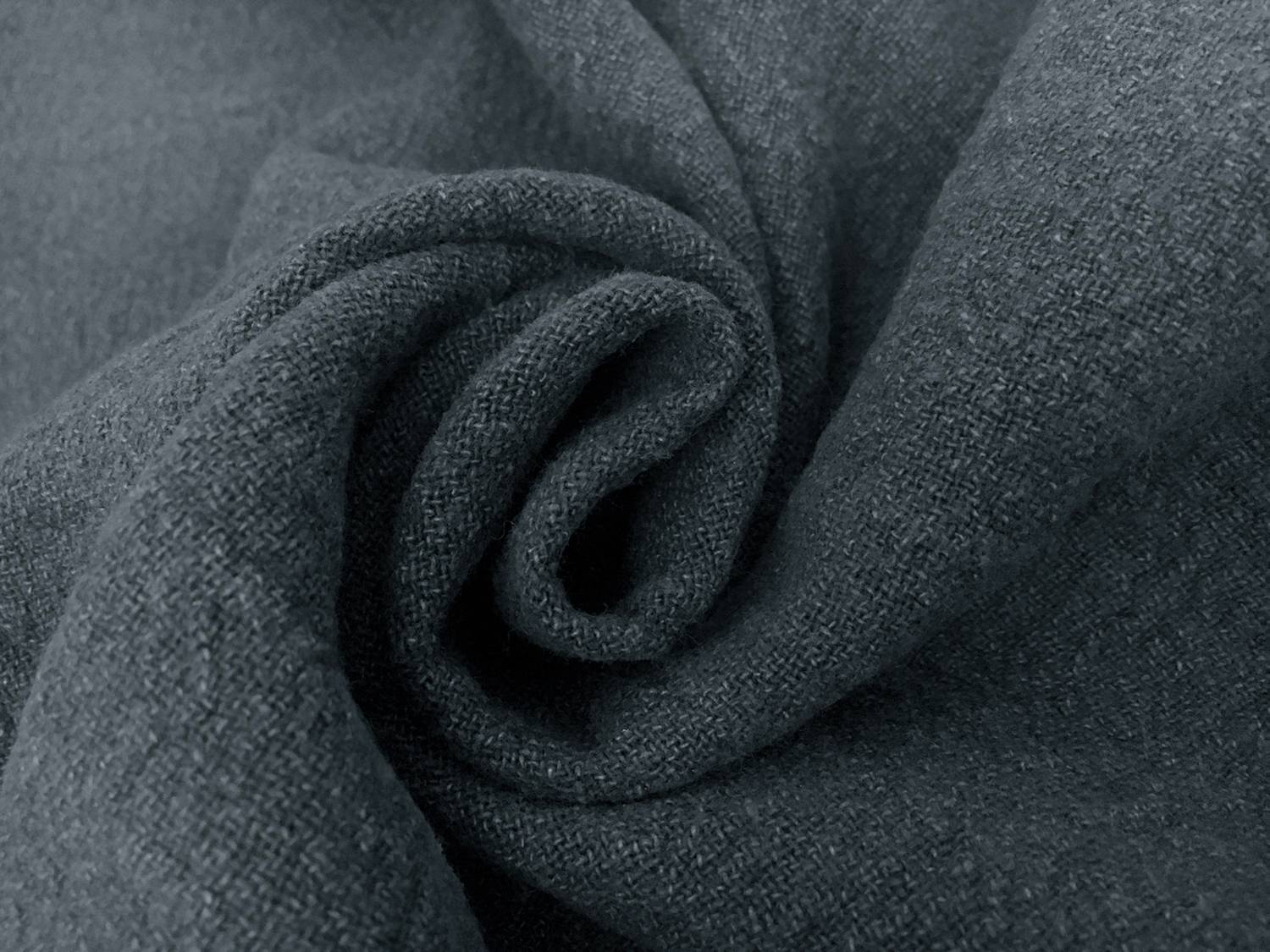 Linen Cotton Crinkle in Indigo1