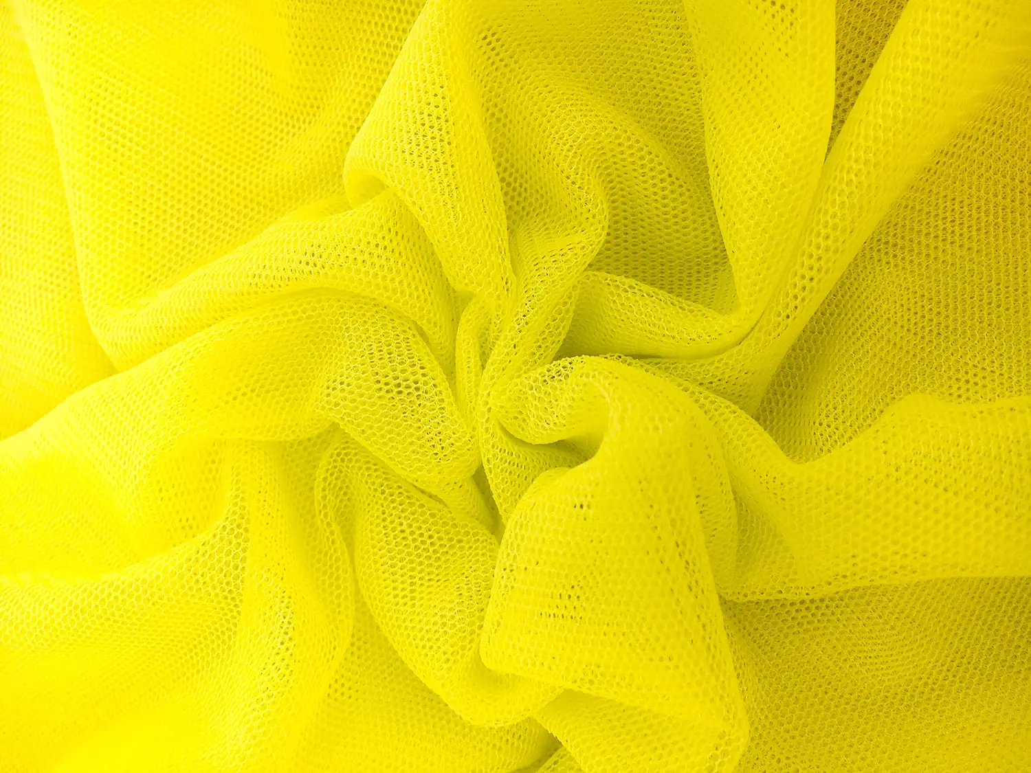 Nylon Bobbinet in Mimosa0