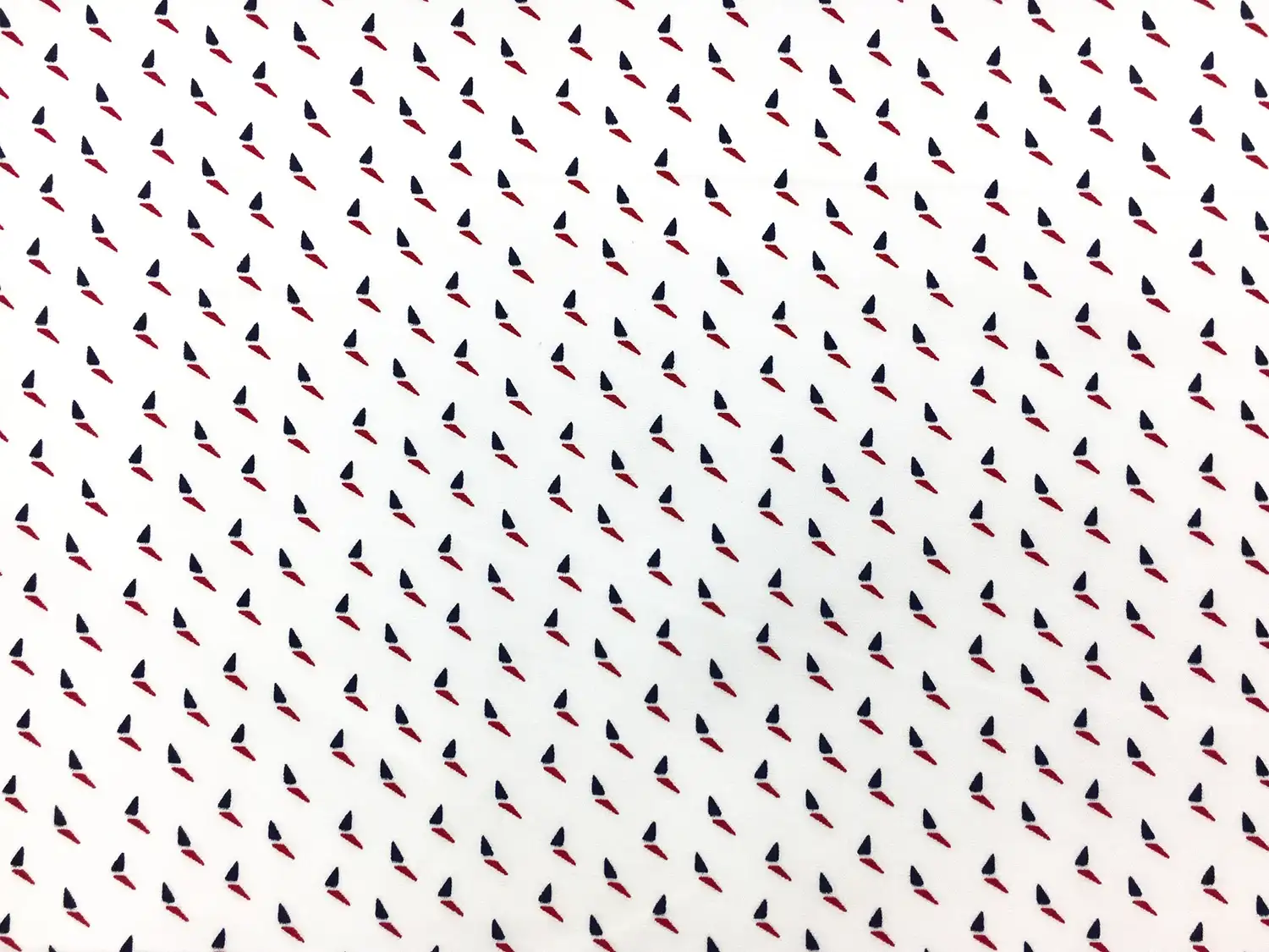 Cotton Shirting with Petite Triangles0