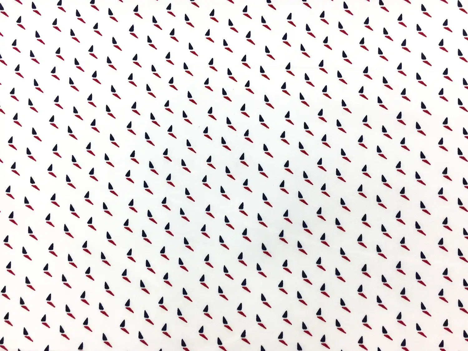 Cotton Shirting with Petite Triangles0