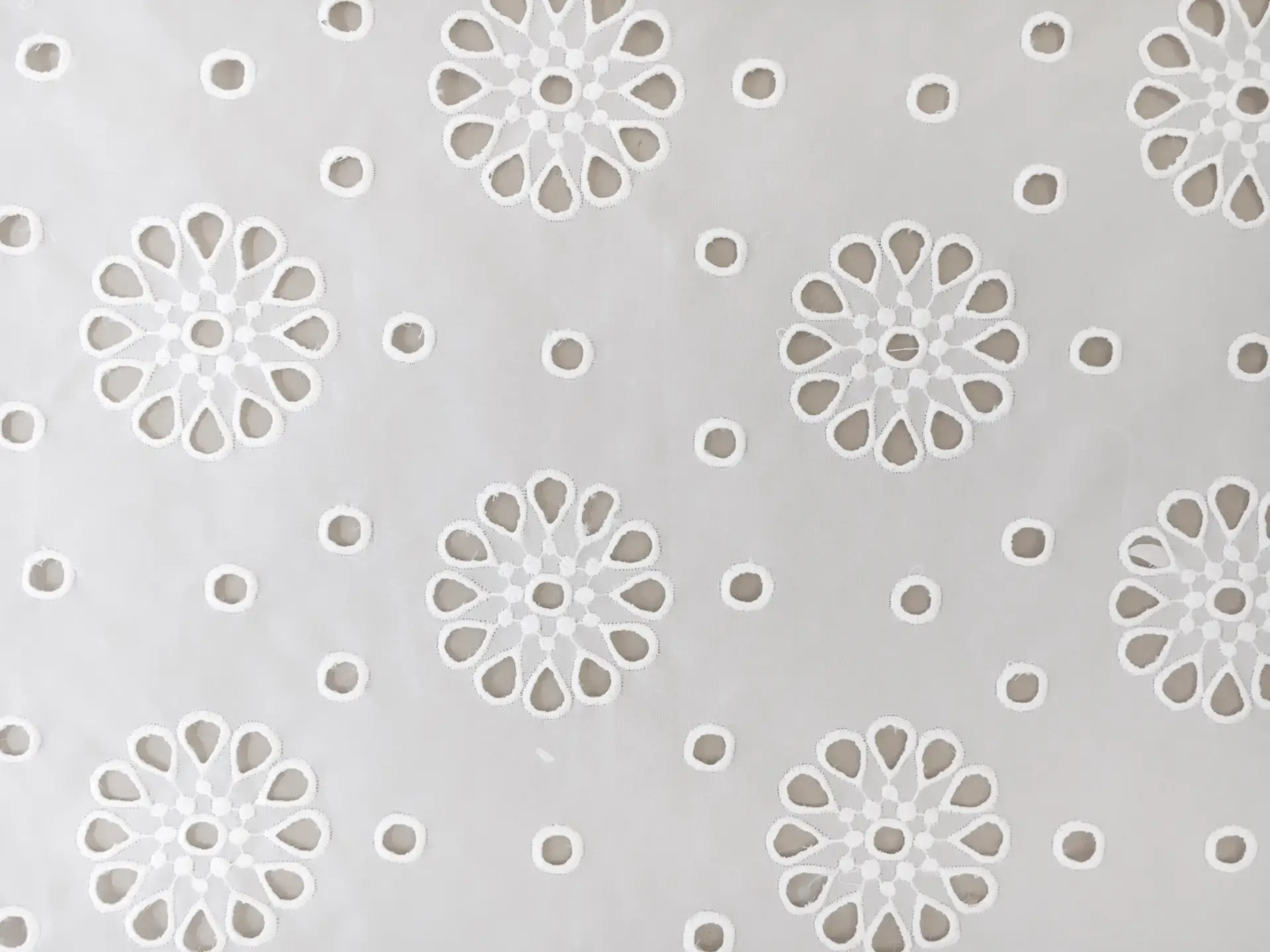 Silk Gazar Eyelet0