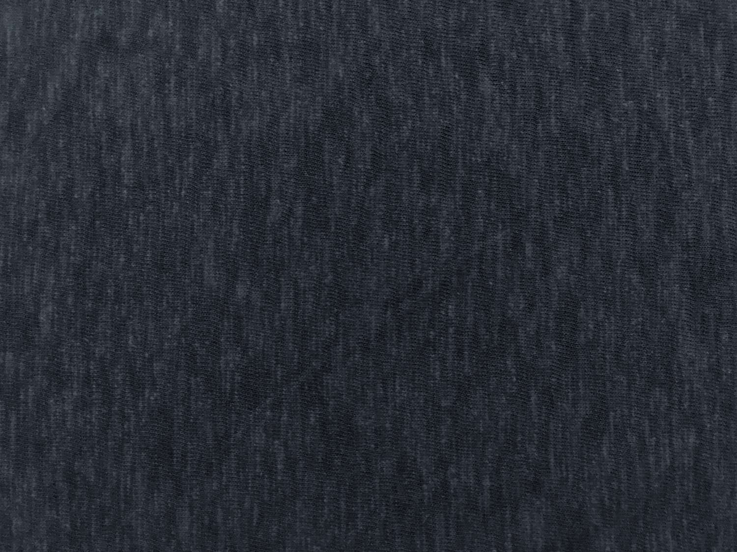 Japanese Cotton Knit in Dark Heather Blue