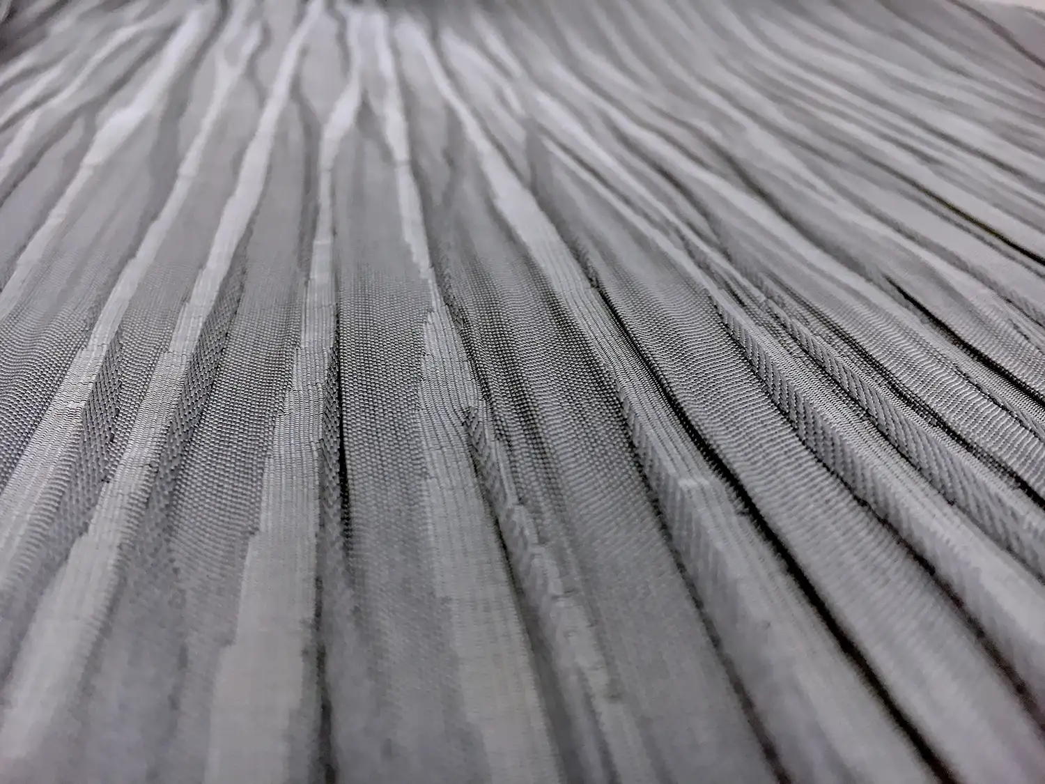 Wide Width Polyester Ripple Cloth in Iron0