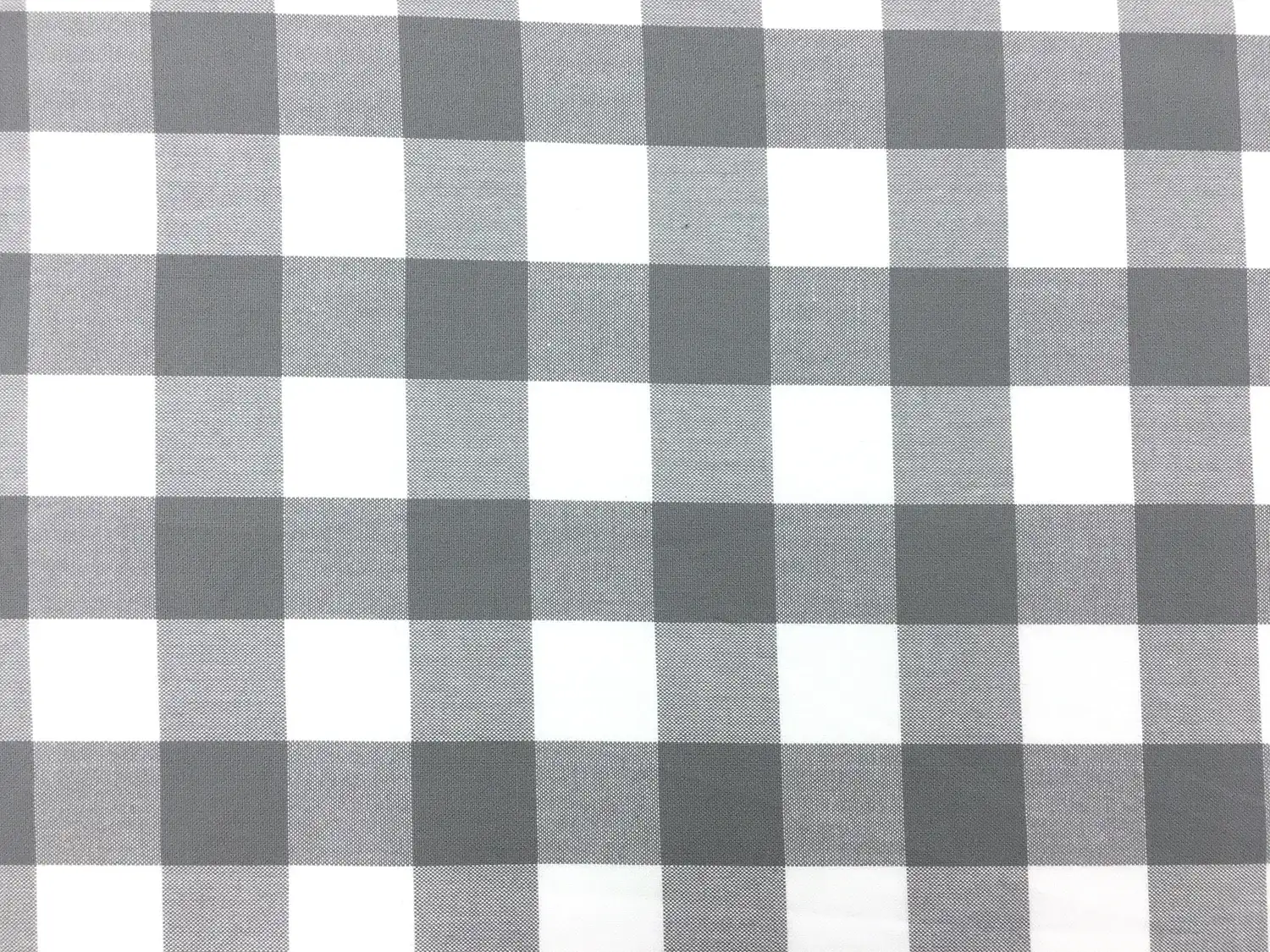 Carolina Cotton Gingham in Grey0