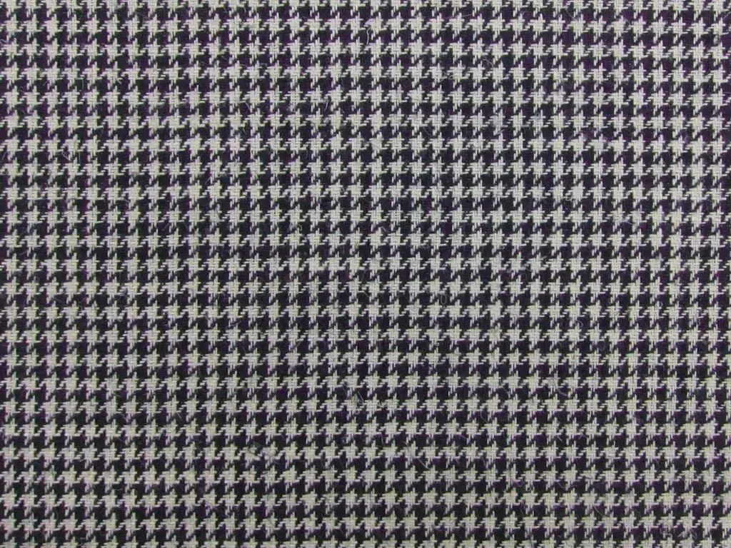 Linen Upholstery Houndstooth 0