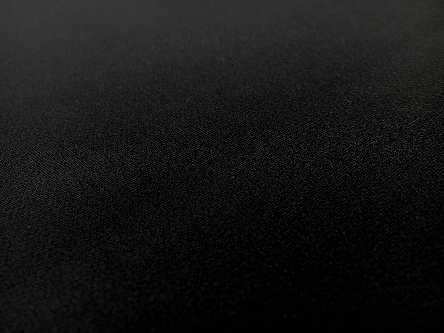 Italian Stretch Matte Silk Crepe in Black1