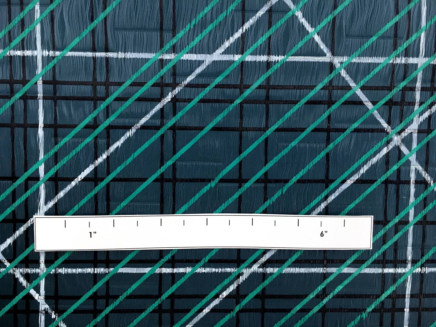 Calvin Klein Handpainted Novelty Liquid Look Weave Taffeta Panel1