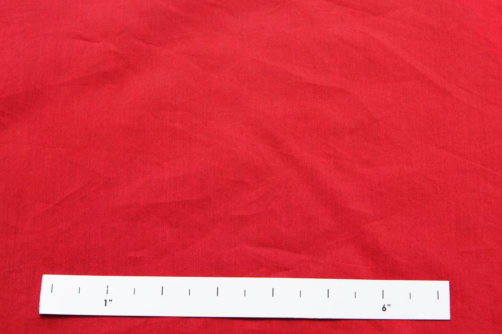 Silk Cotton Voile in Ruby1