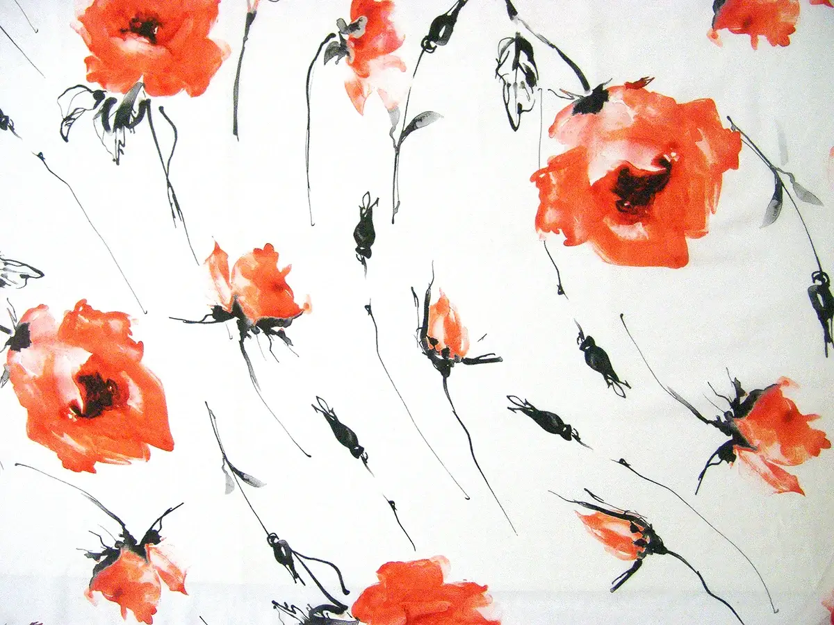 Silk Printed Chiffon0