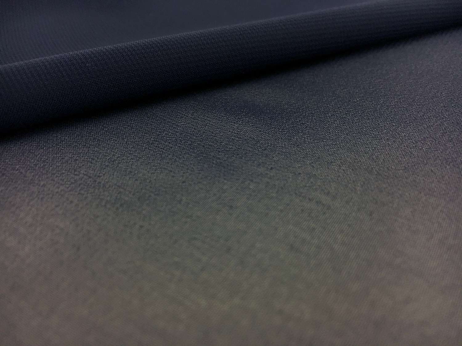 Japanese Polyester Chiffon in Navy0