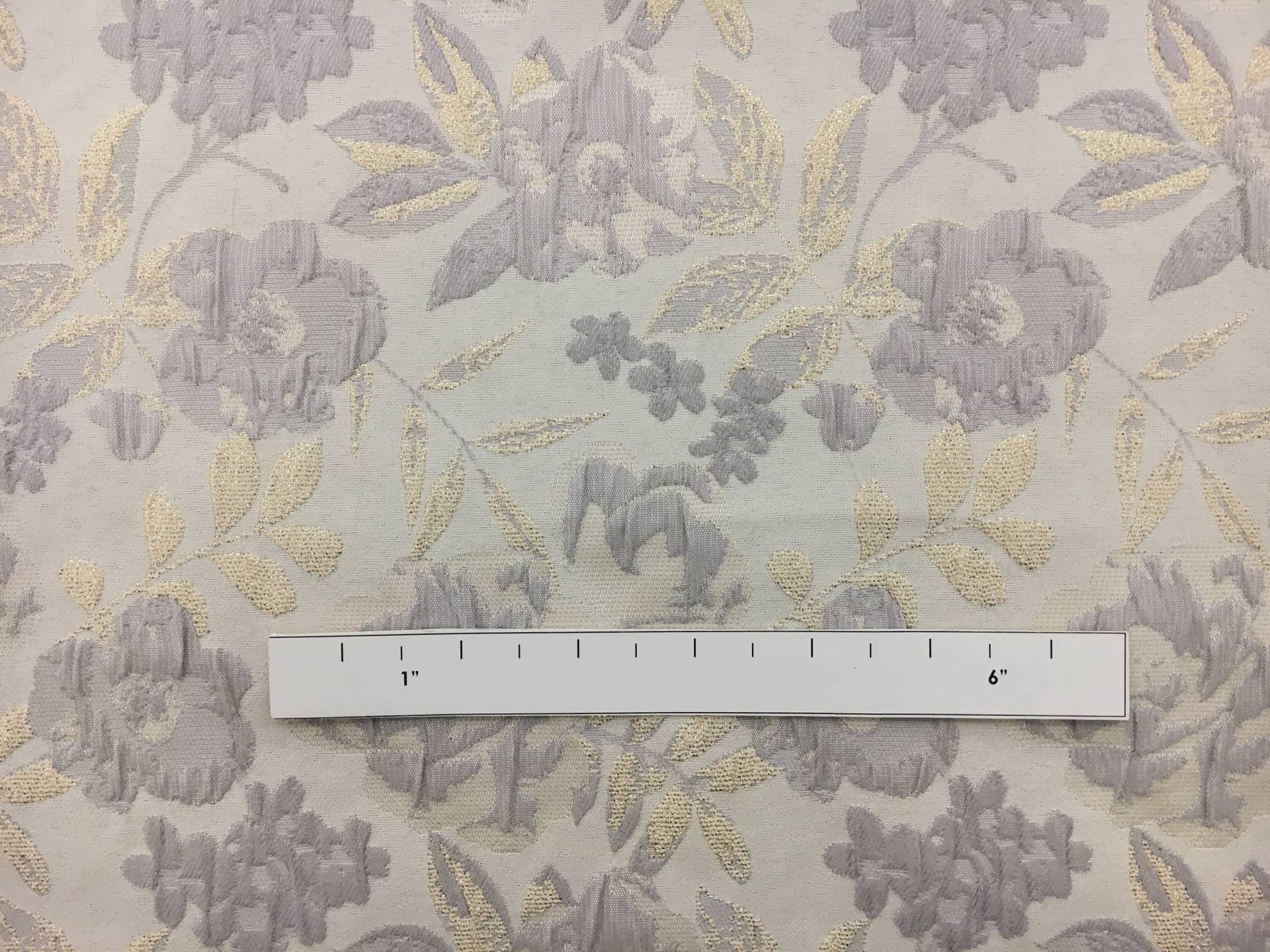 Metallic Brocade with Florals 1