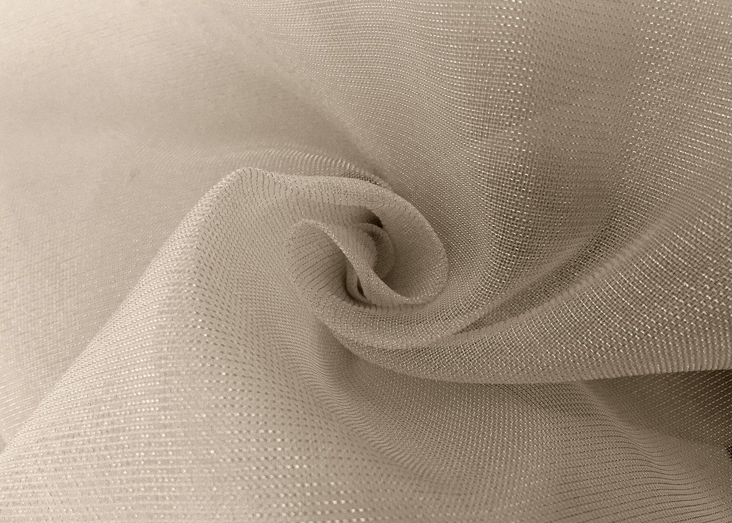 Nylon Viscose Poly Mesh In Light Gold1