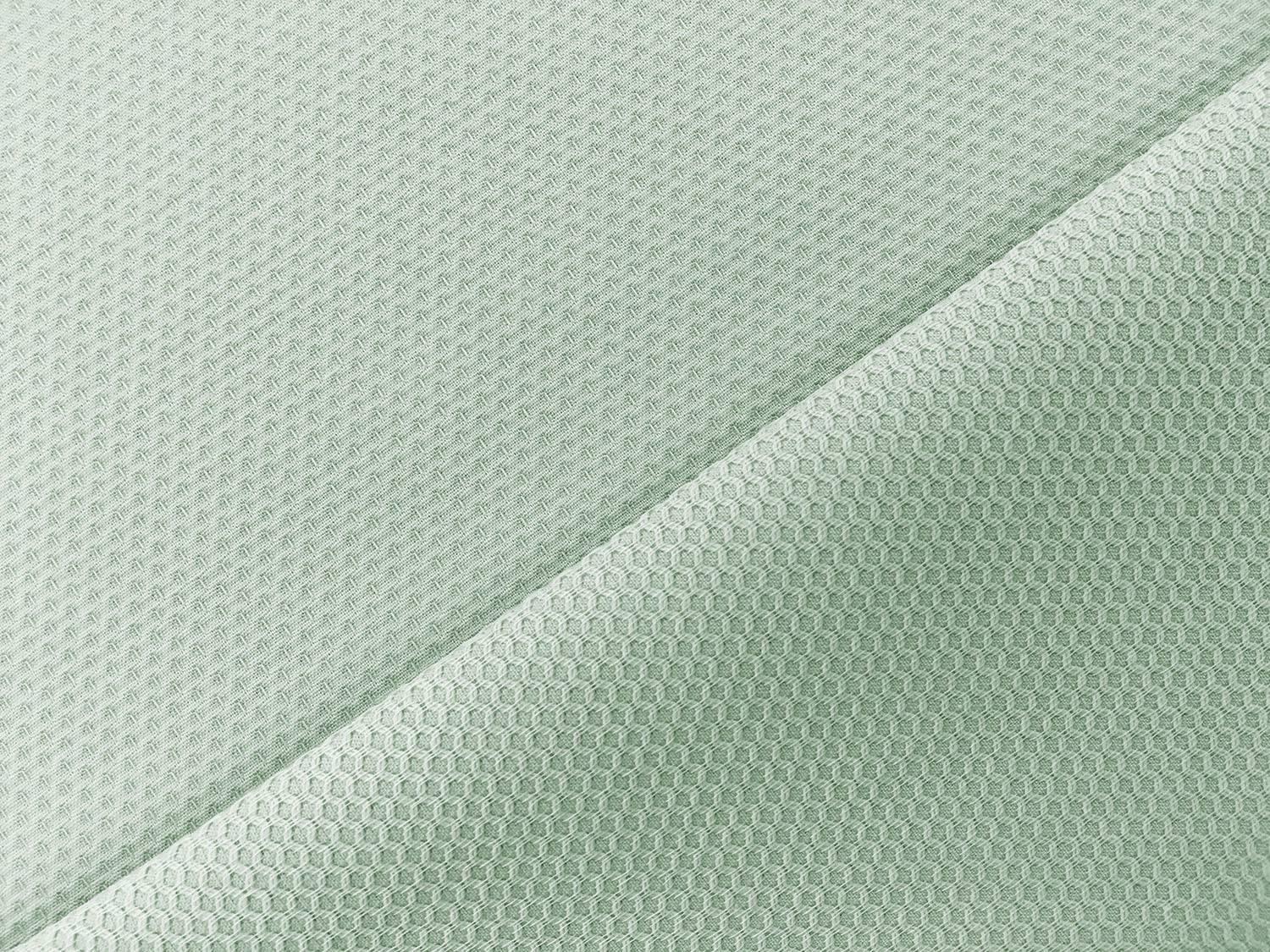 Italian Cotton Lycra Pique in Aqua1