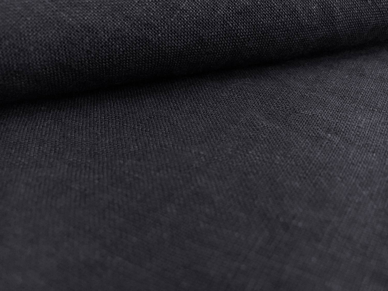 Stone Washed Linen In Navy0