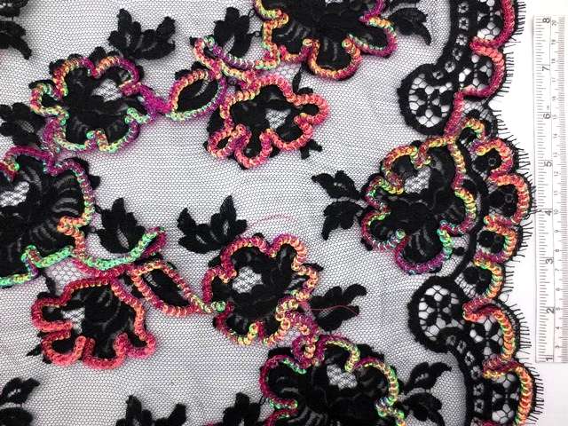 Beaded Chantilly Lace0