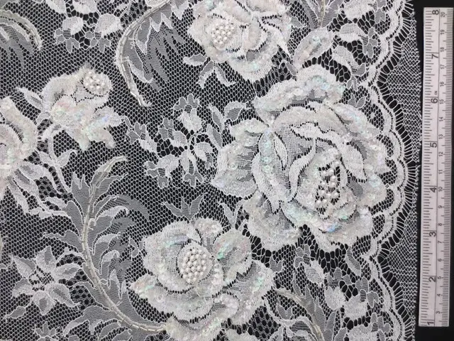 Beaded Chantilly Lace0