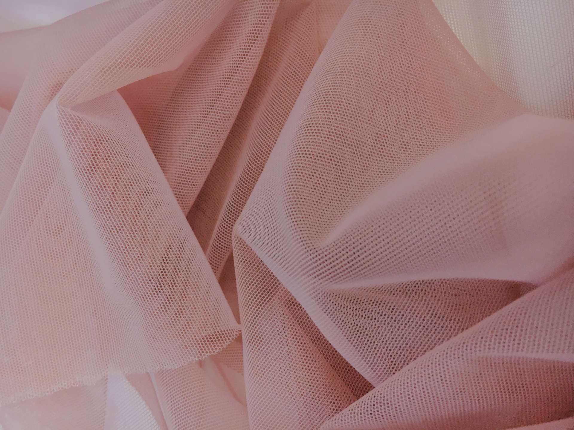 Italian Stretch Nylon Illusion in Ortensia